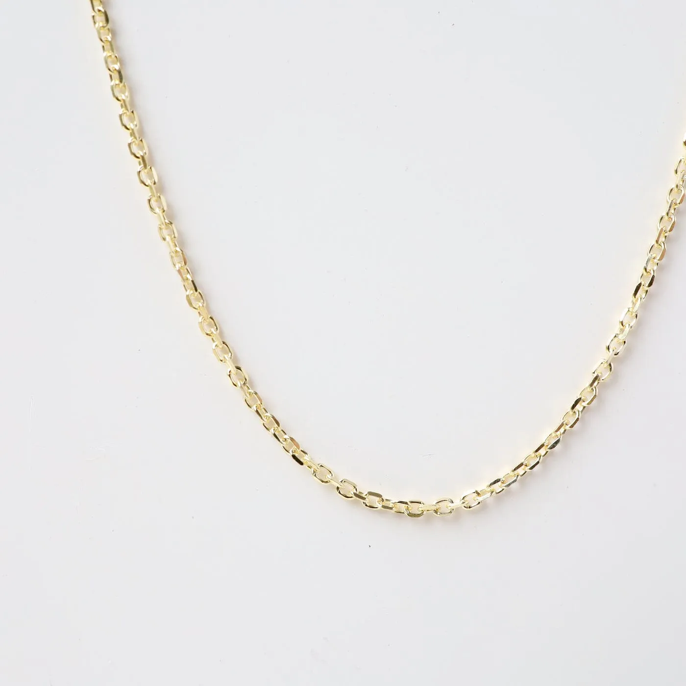 Gold Plated Cable Chain - 18"