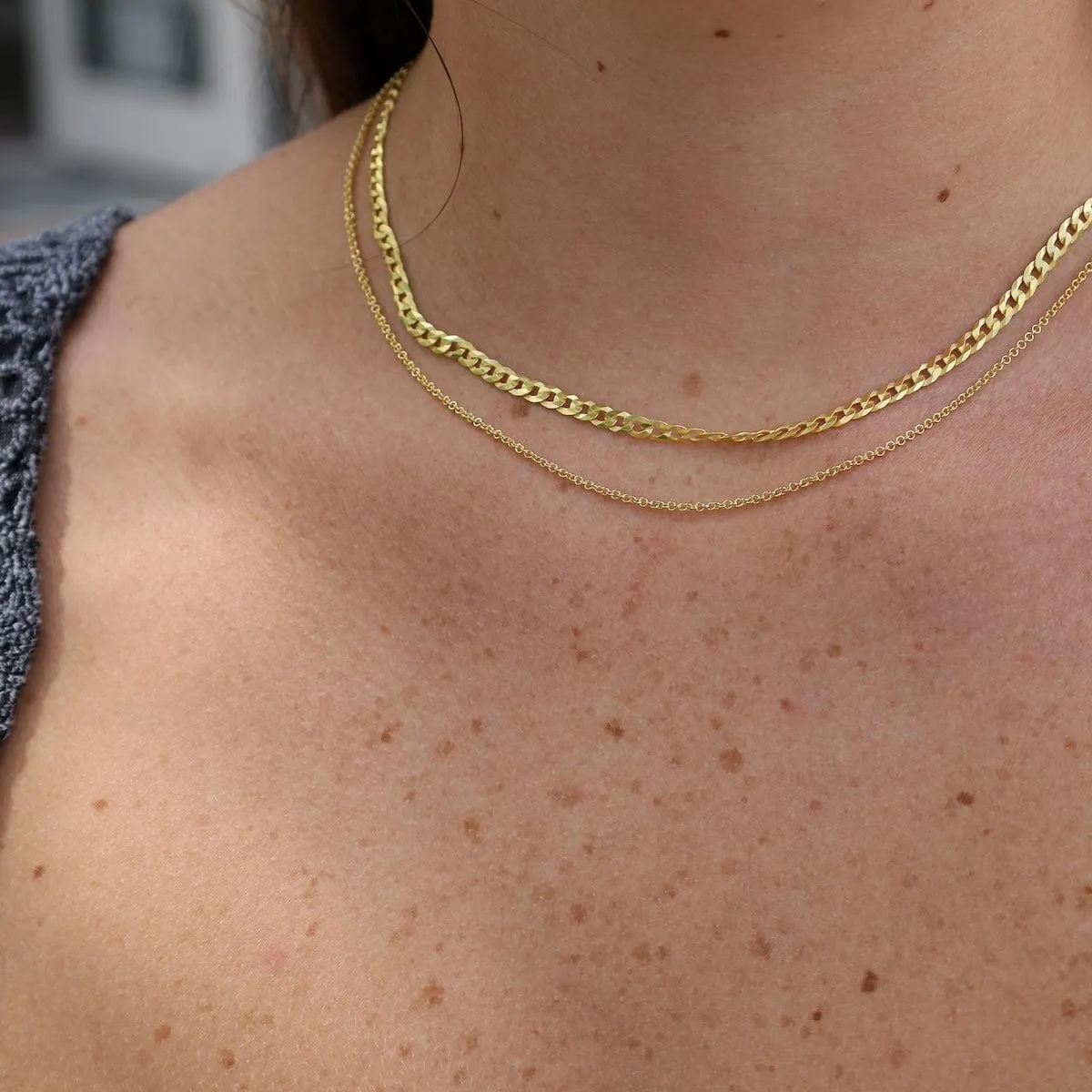 Gold Plated Rolo Chain - 16"