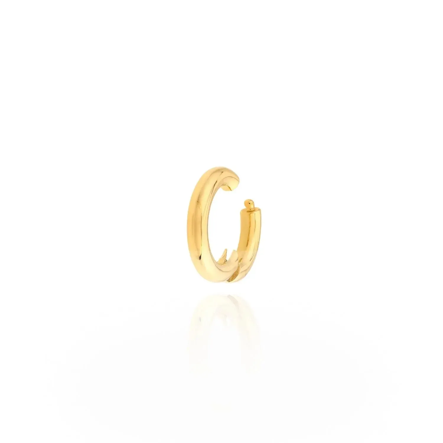 Golden Round Snap Lock Pendant