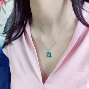 Green Butterfly Chain Pendant