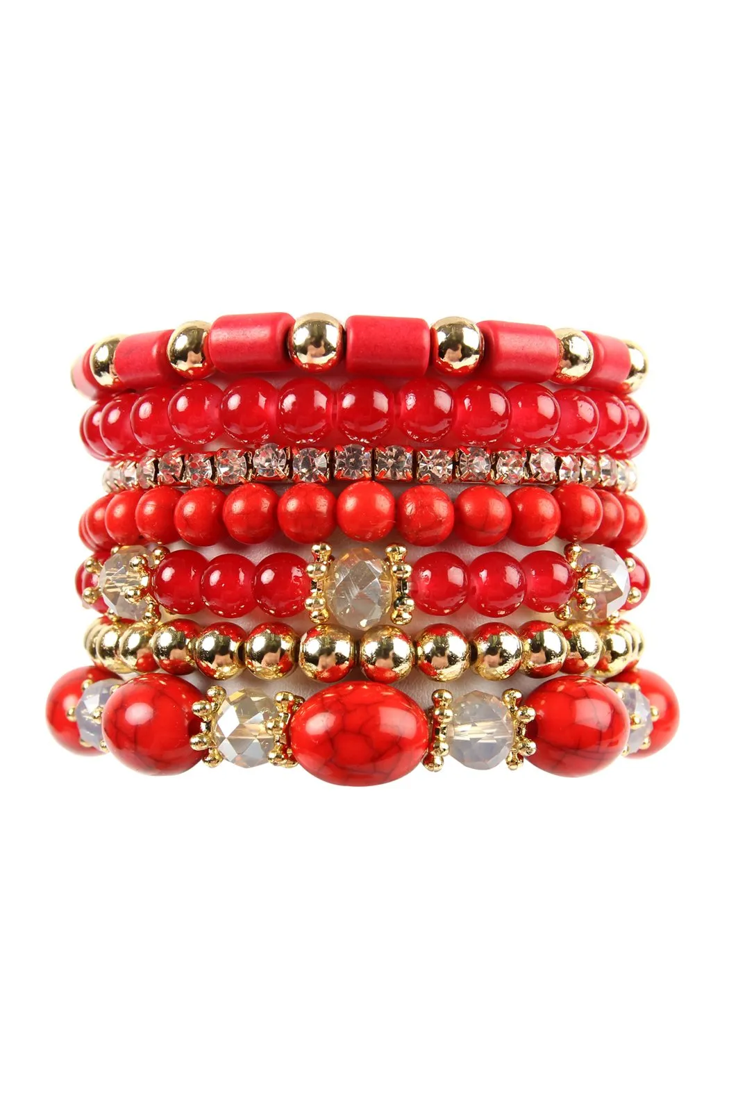 Hdb1802 - Multibead Stackable Bracelet