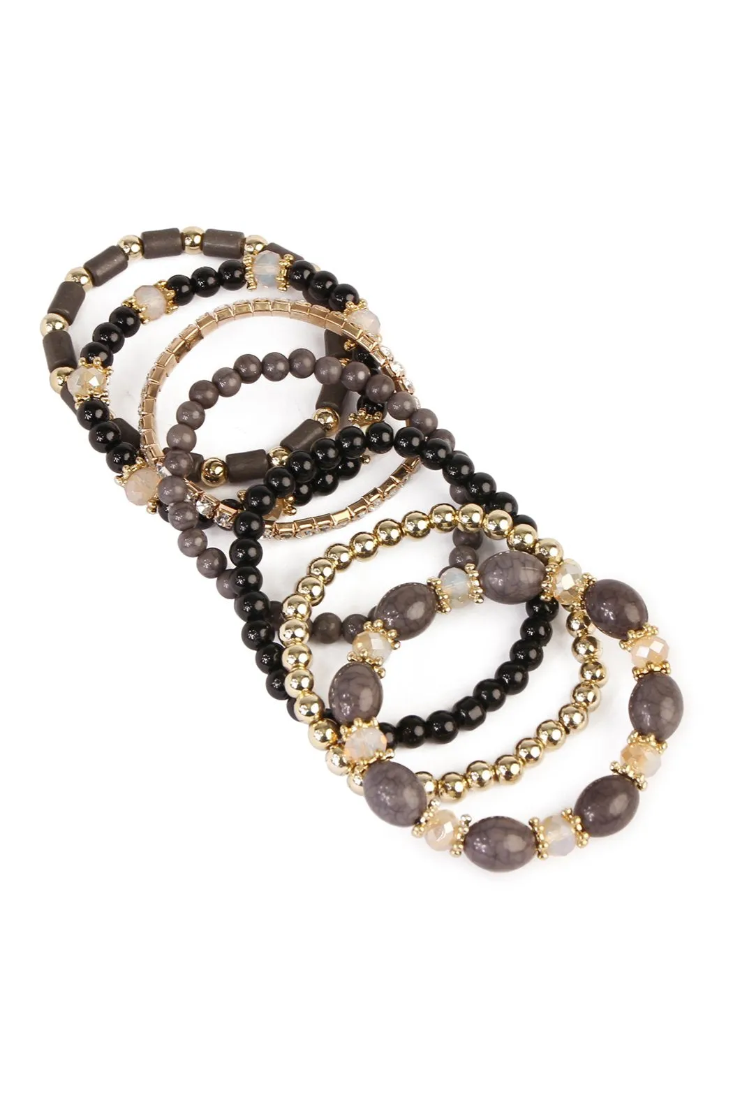 Hdb1802 - Multibead Stackable Bracelet