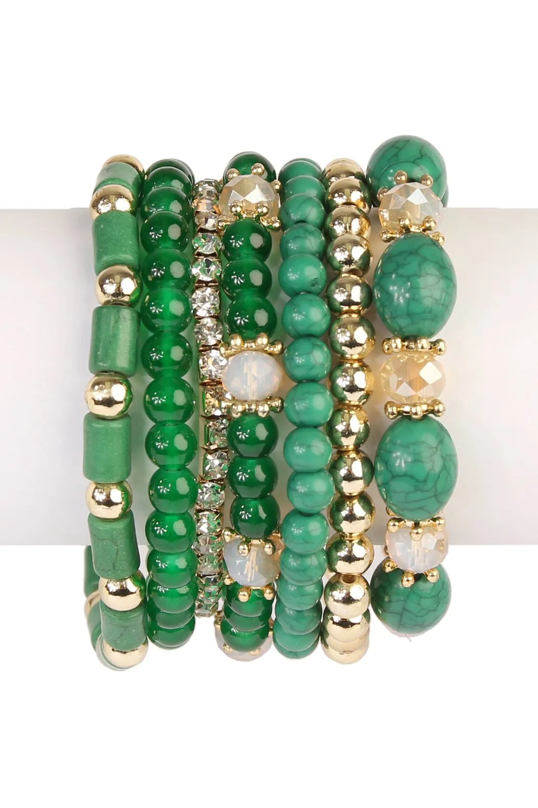 Hdb1802 - Multibead Stackable Bracelet
