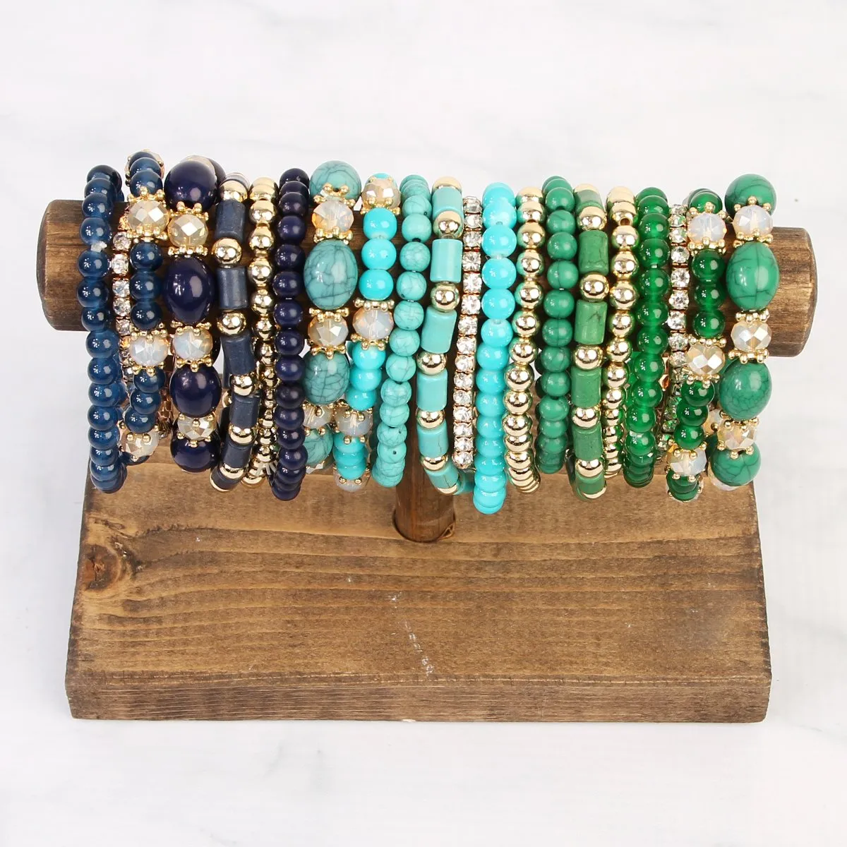 Hdb1802 - Multibead Stackable Bracelet
