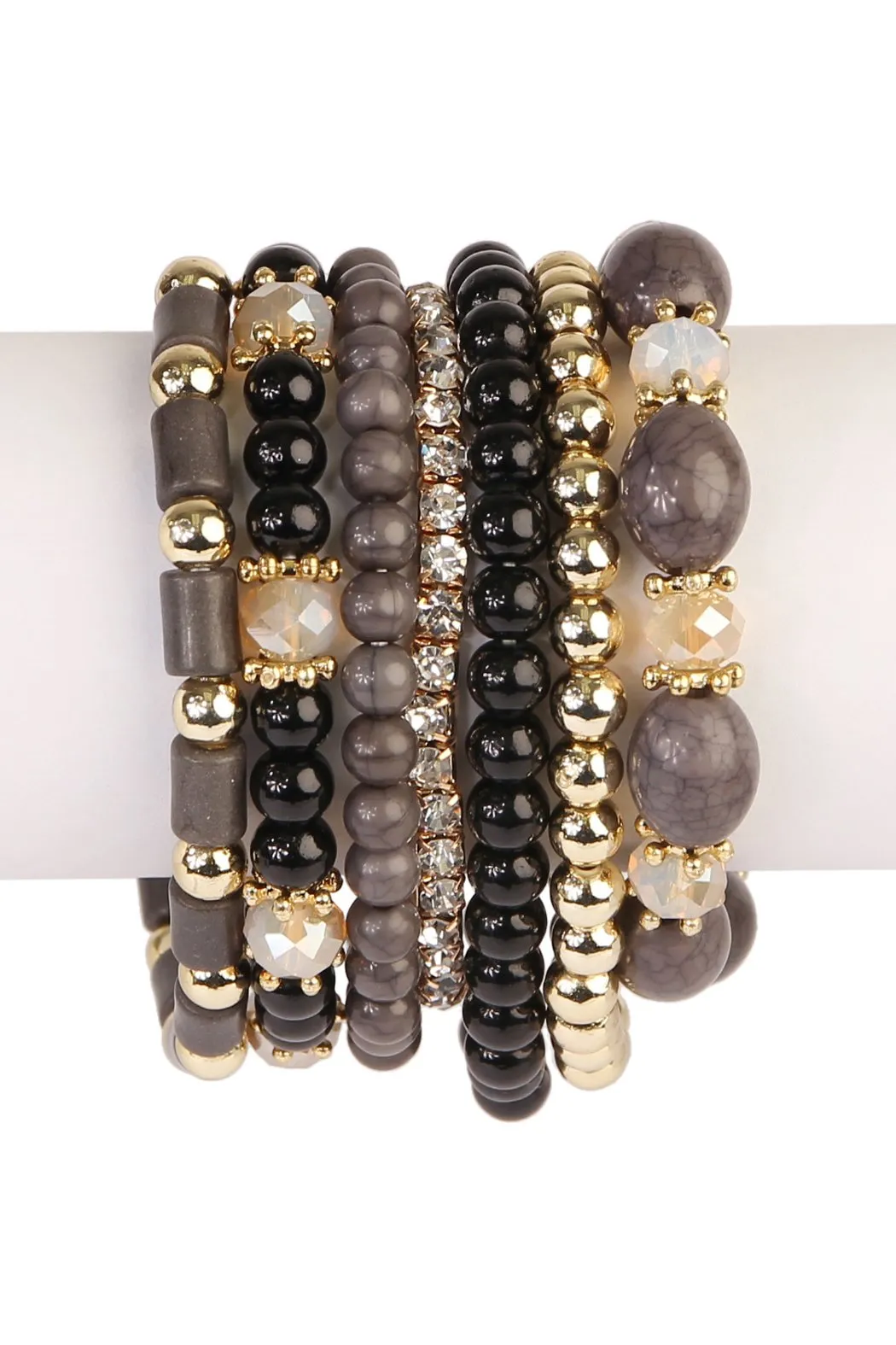 Hdb1802 - Multibead Stackable Bracelet