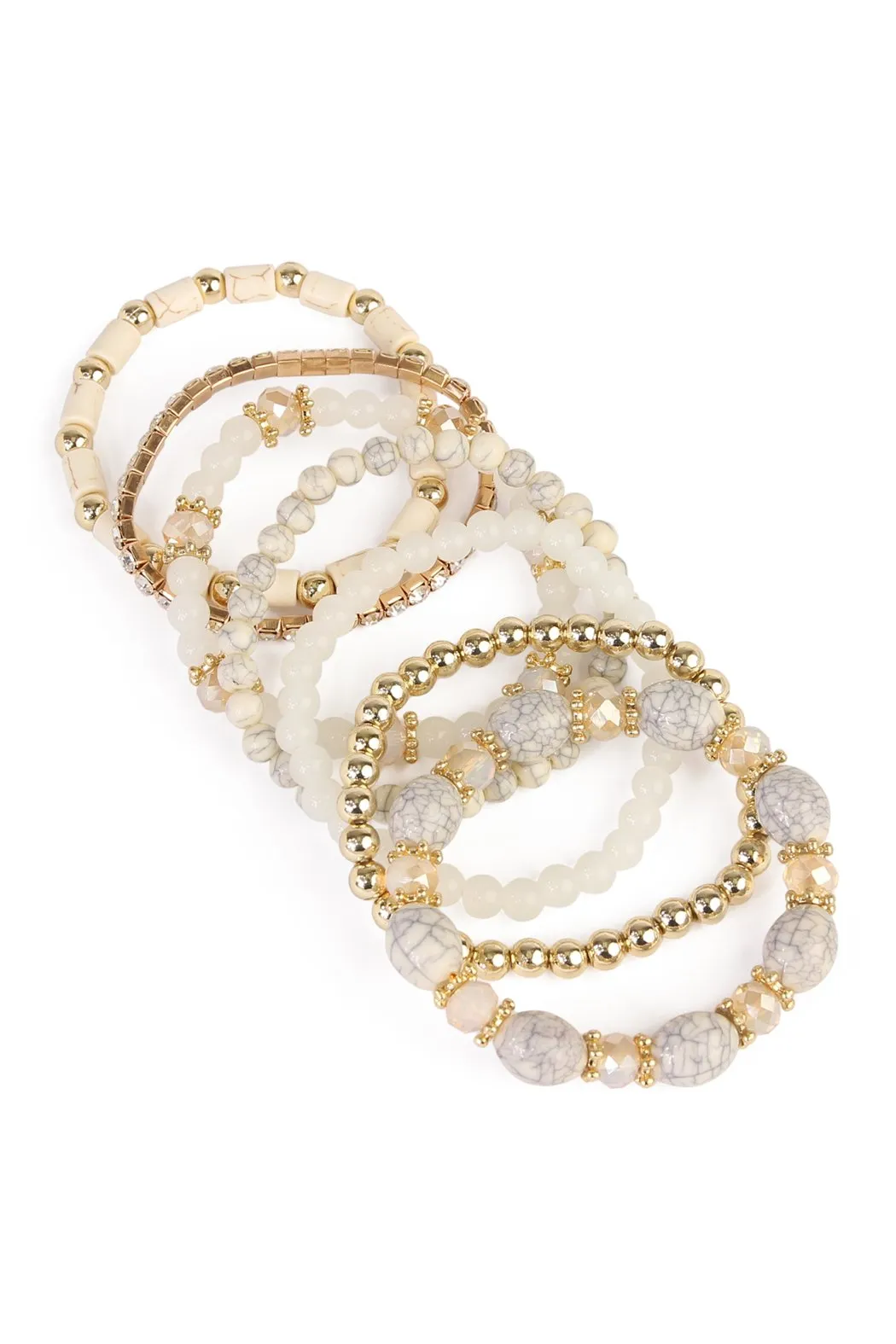 Hdb1802 - Multibead Stackable Bracelet