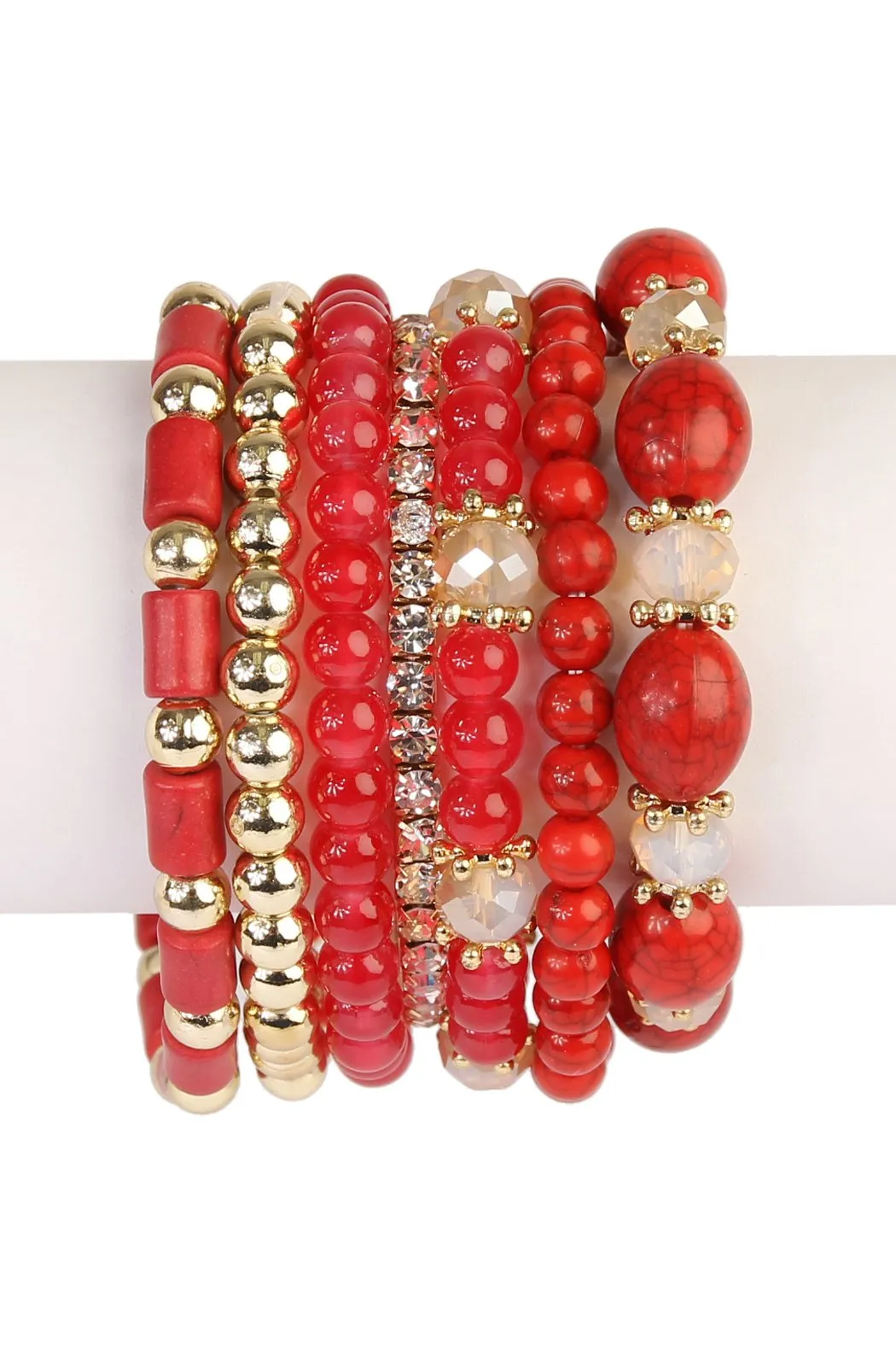 Hdb1802 - Multibead Stackable Bracelet