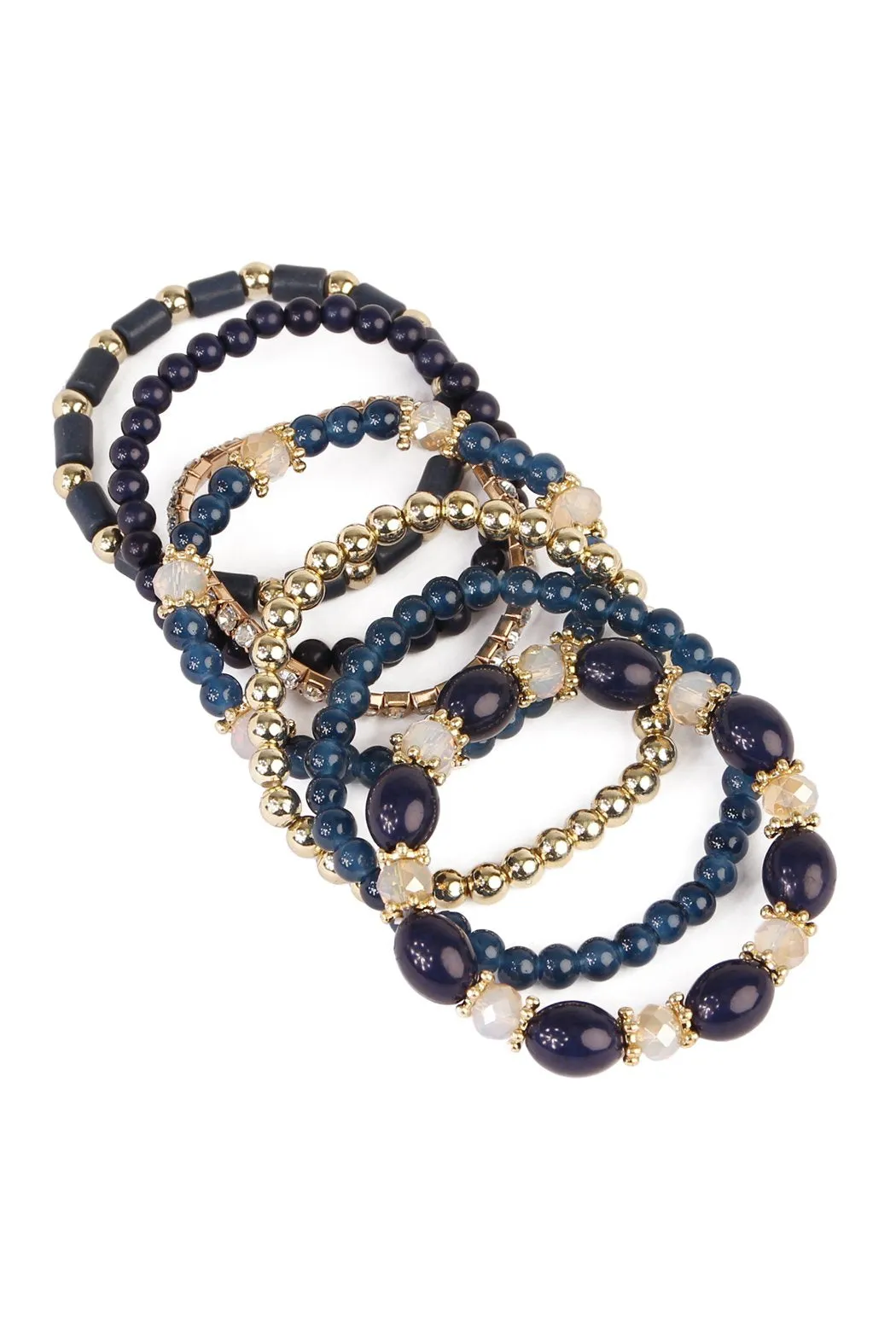 Hdb1802 - Multibead Stackable Bracelet