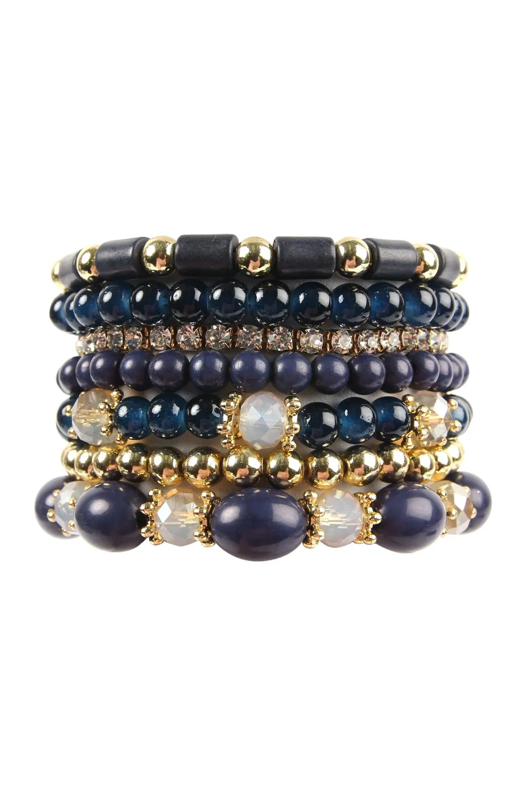 Hdb1802 - Multibead Stackable Bracelet
