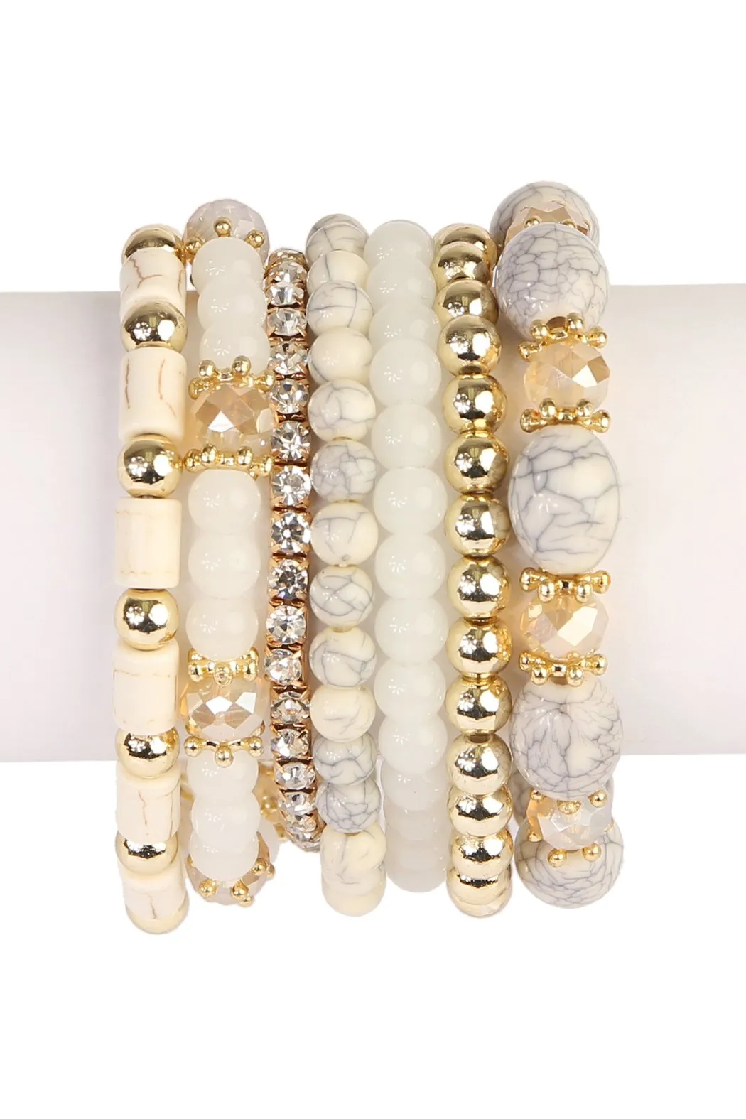 Hdb1802 - Multibead Stackable Bracelet