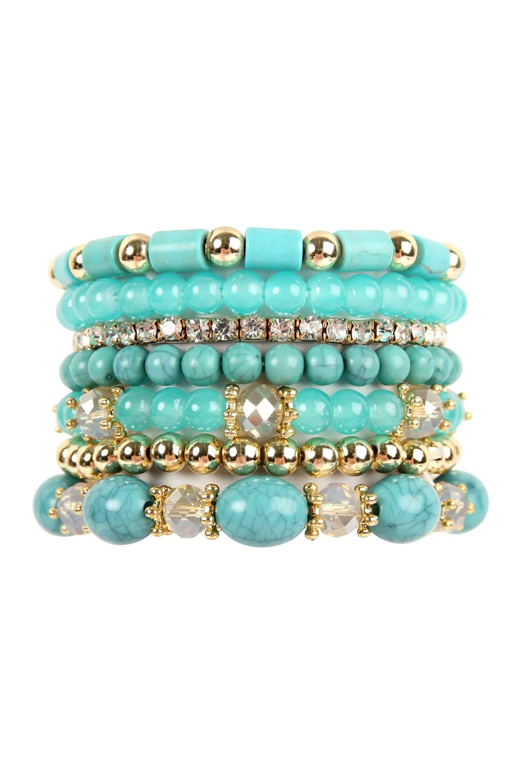Hdb1802 - Multibead Stackable Bracelet