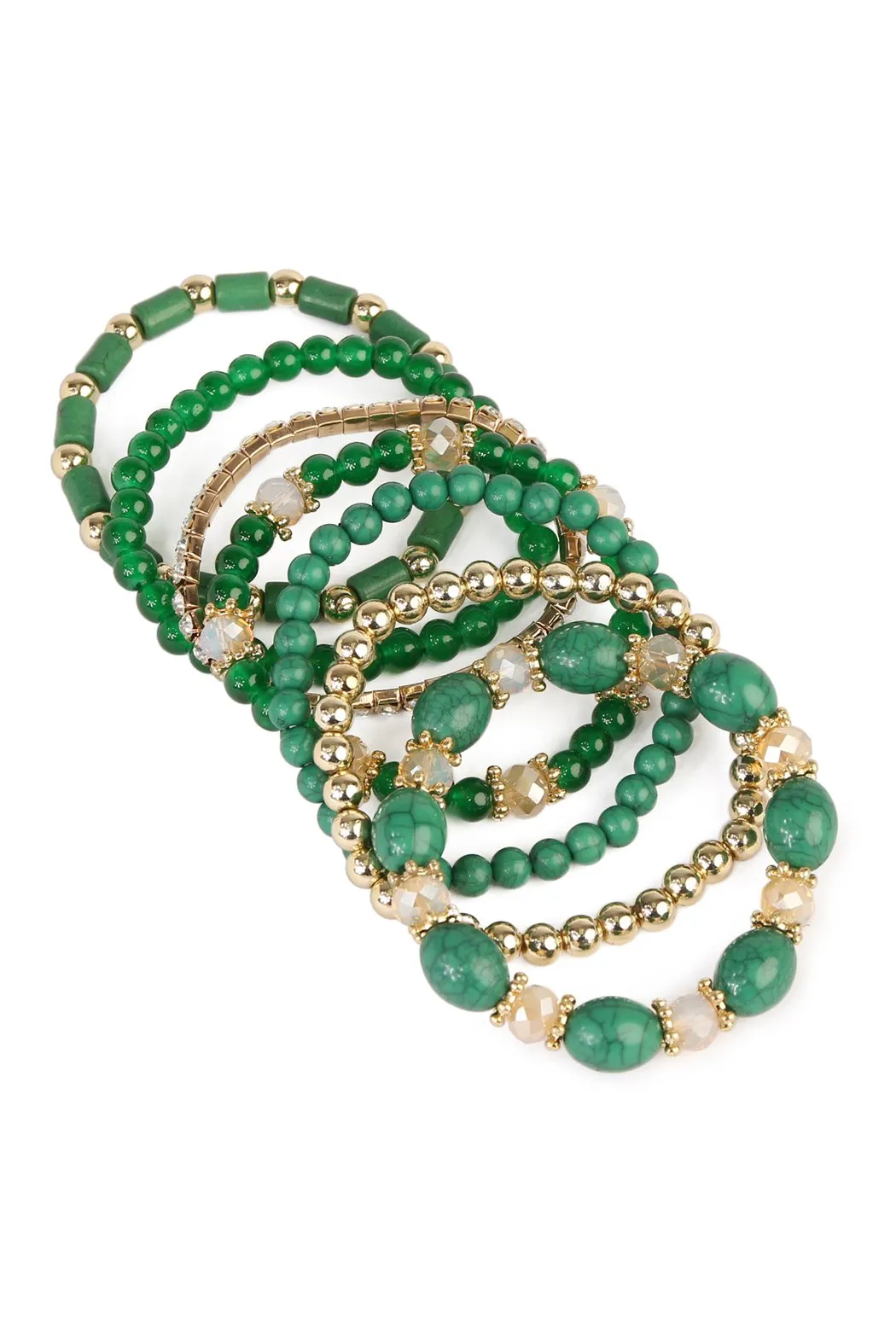 Hdb1802 - Multibead Stackable Bracelet
