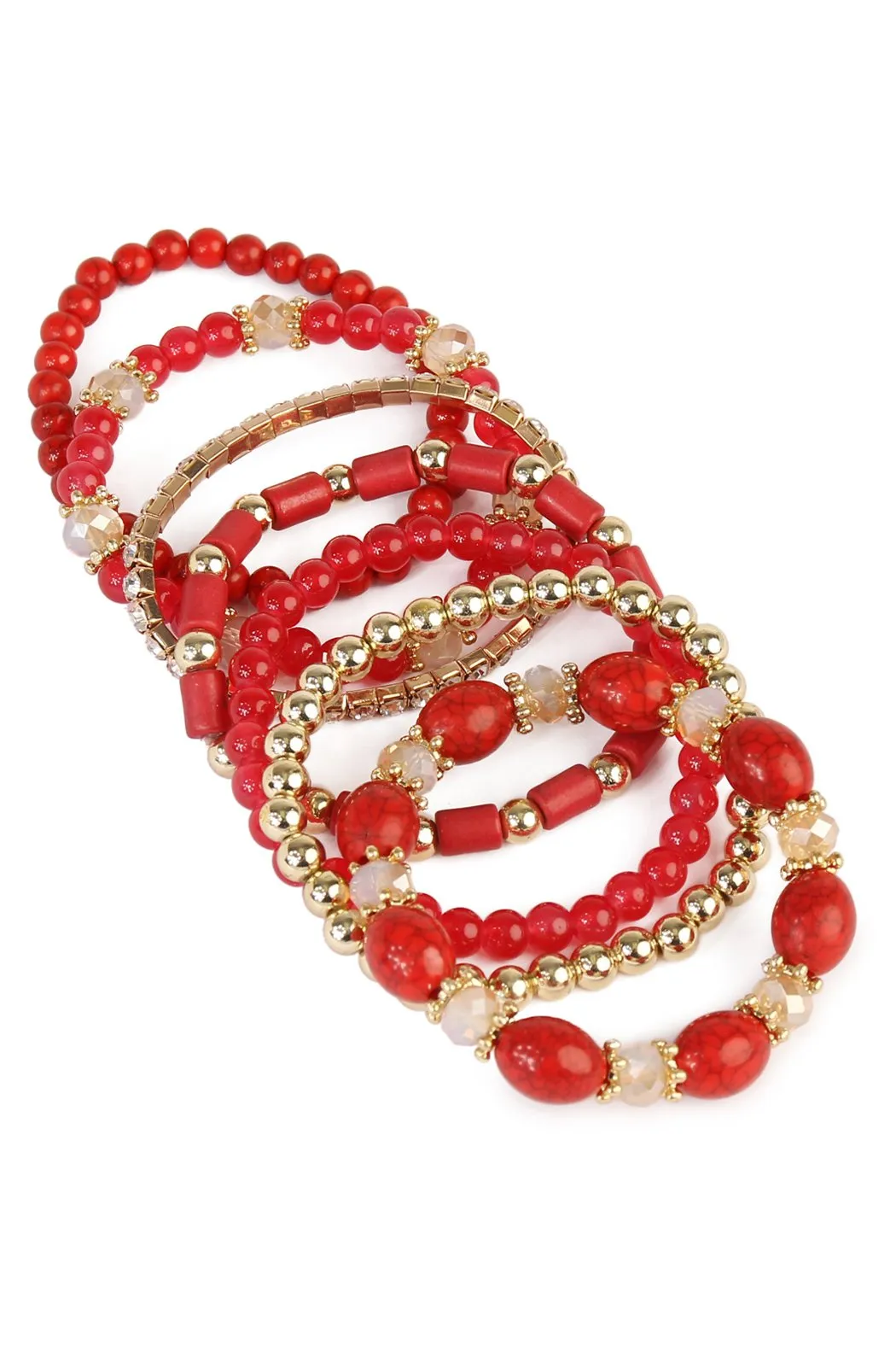 Hdb1802 - Multibead Stackable Bracelet