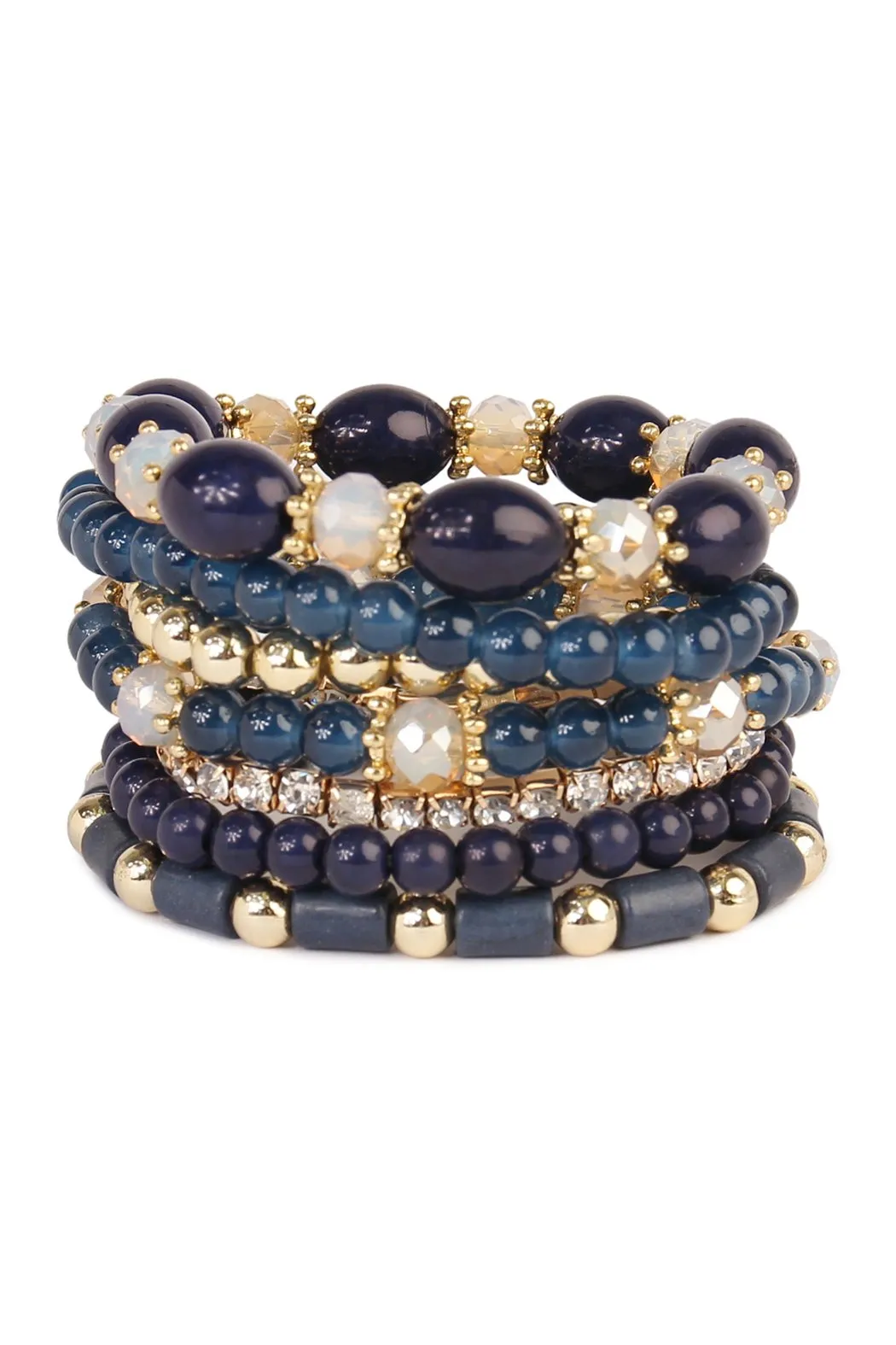 Hdb1802 - Multibead Stackable Bracelet