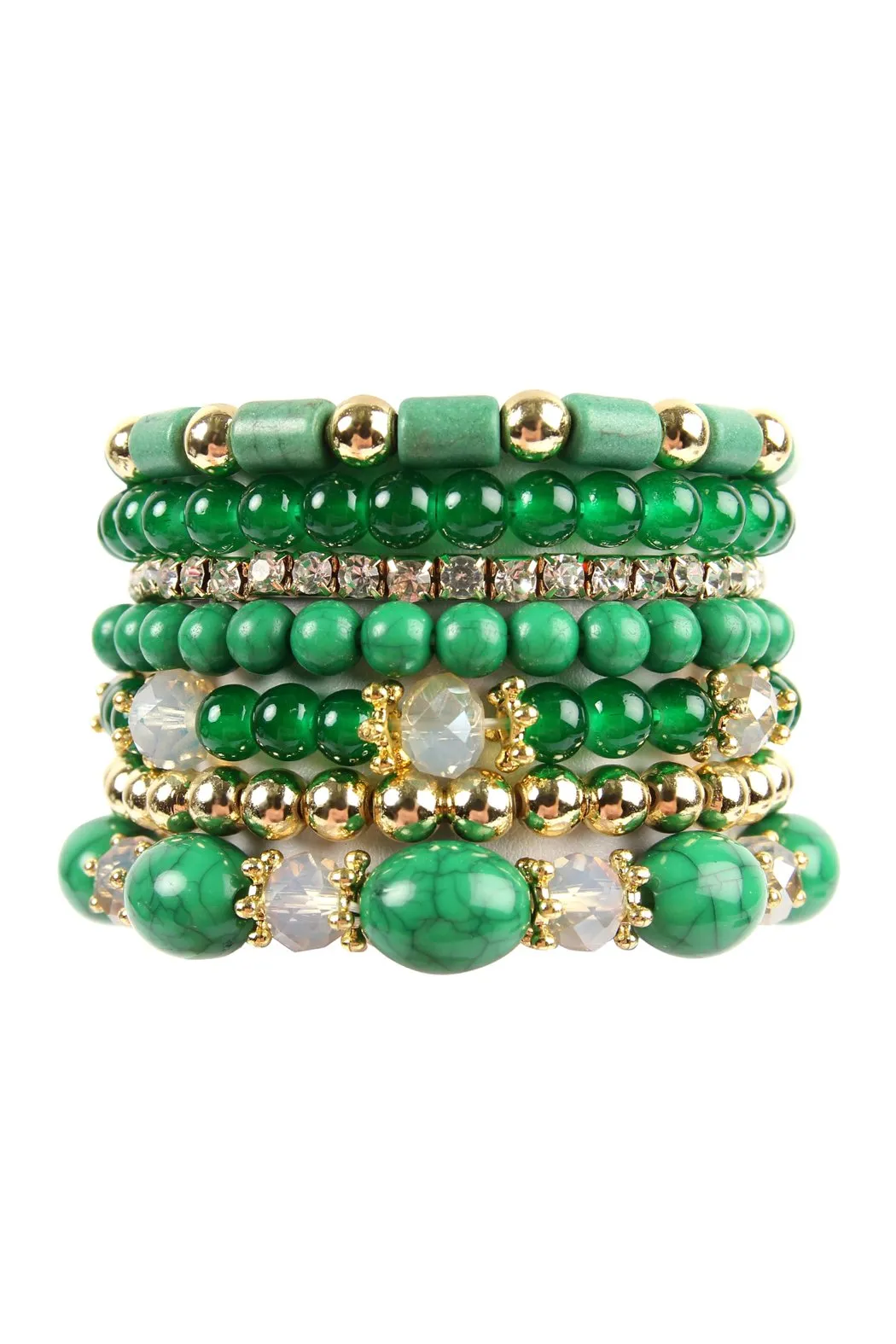 Hdb1802 - Multibead Stackable Bracelet
