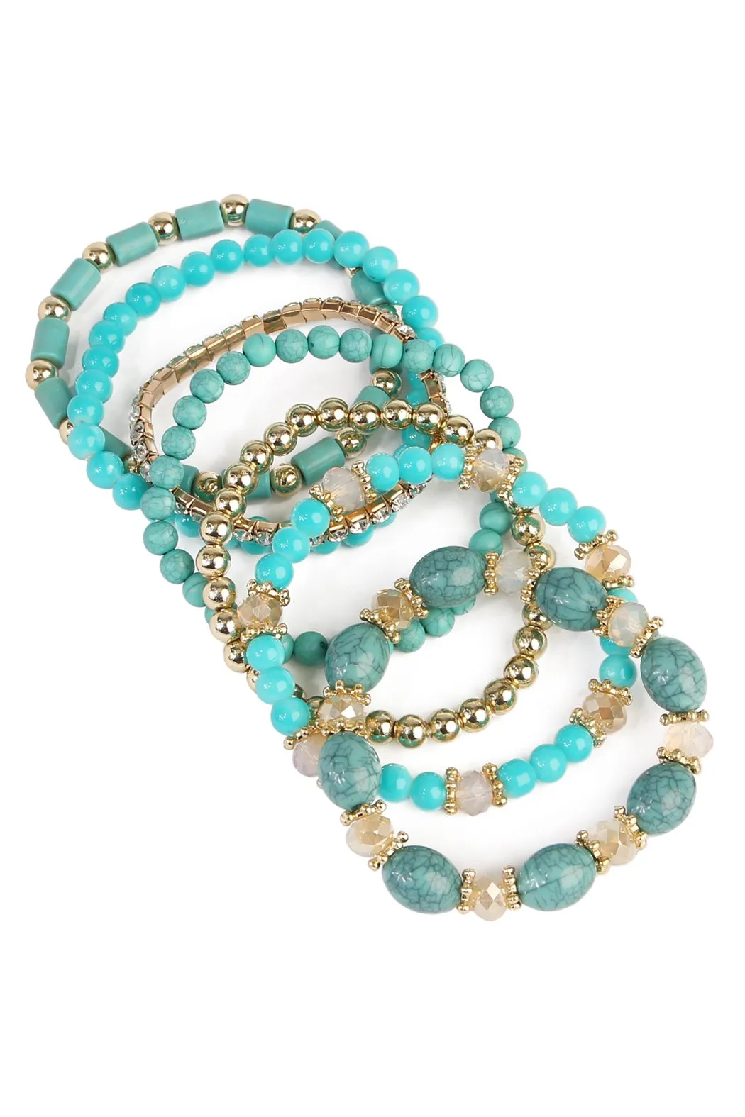 Hdb1802 - Multibead Stackable Bracelet