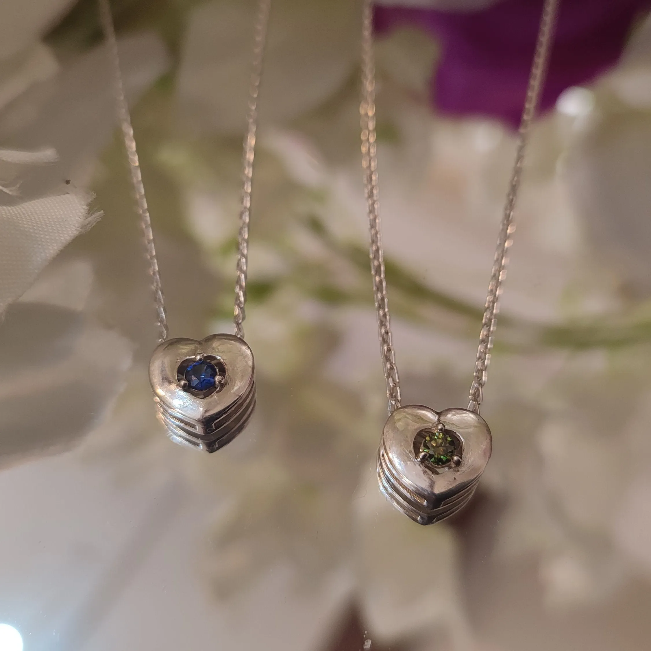 Heart - Birthstone Pendant