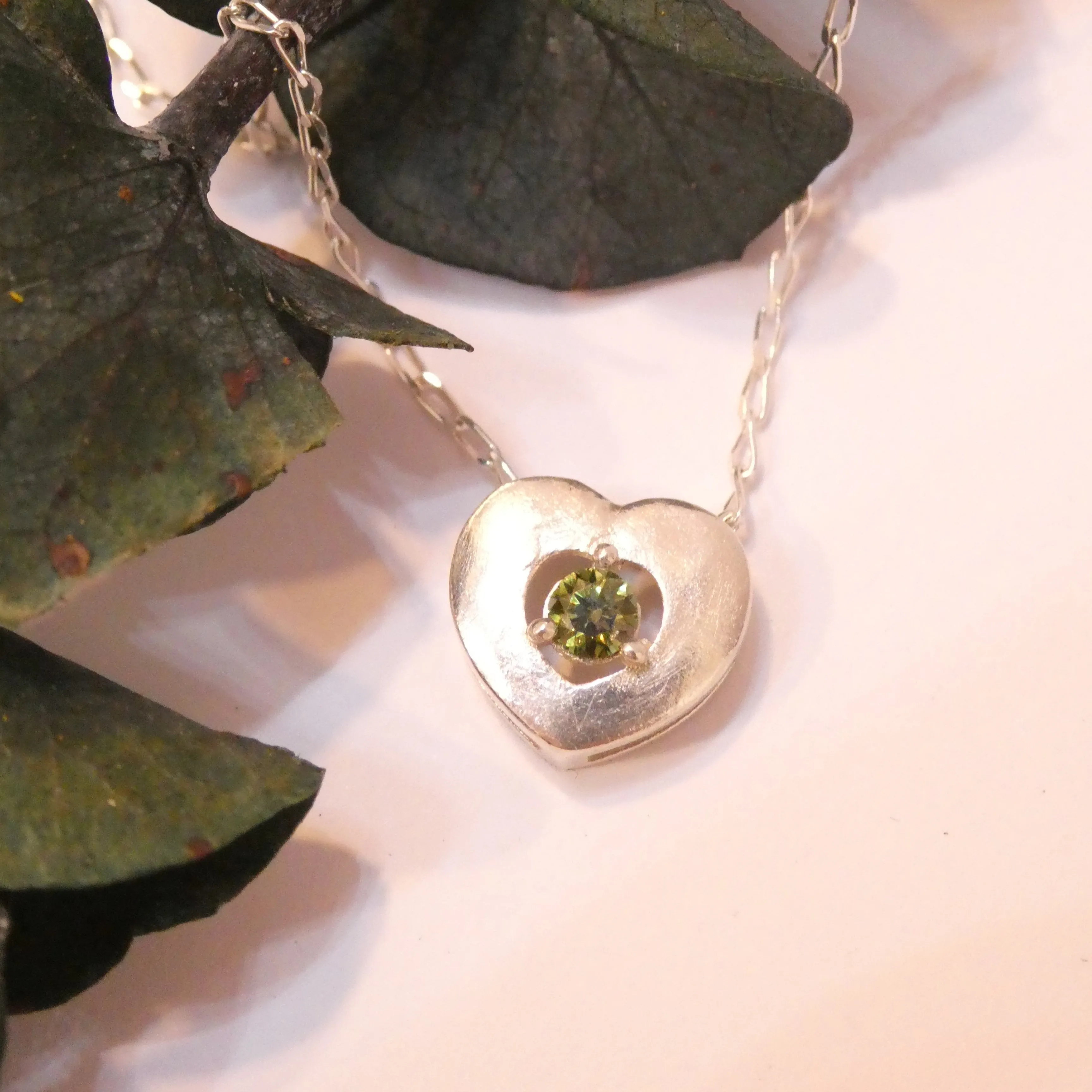 Heart - Birthstone Pendant