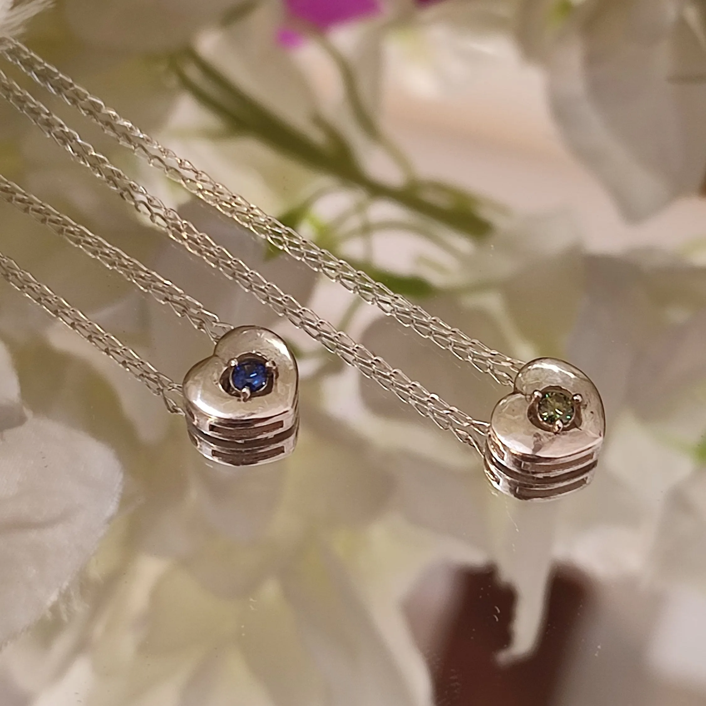 Heart - Birthstone Pendant