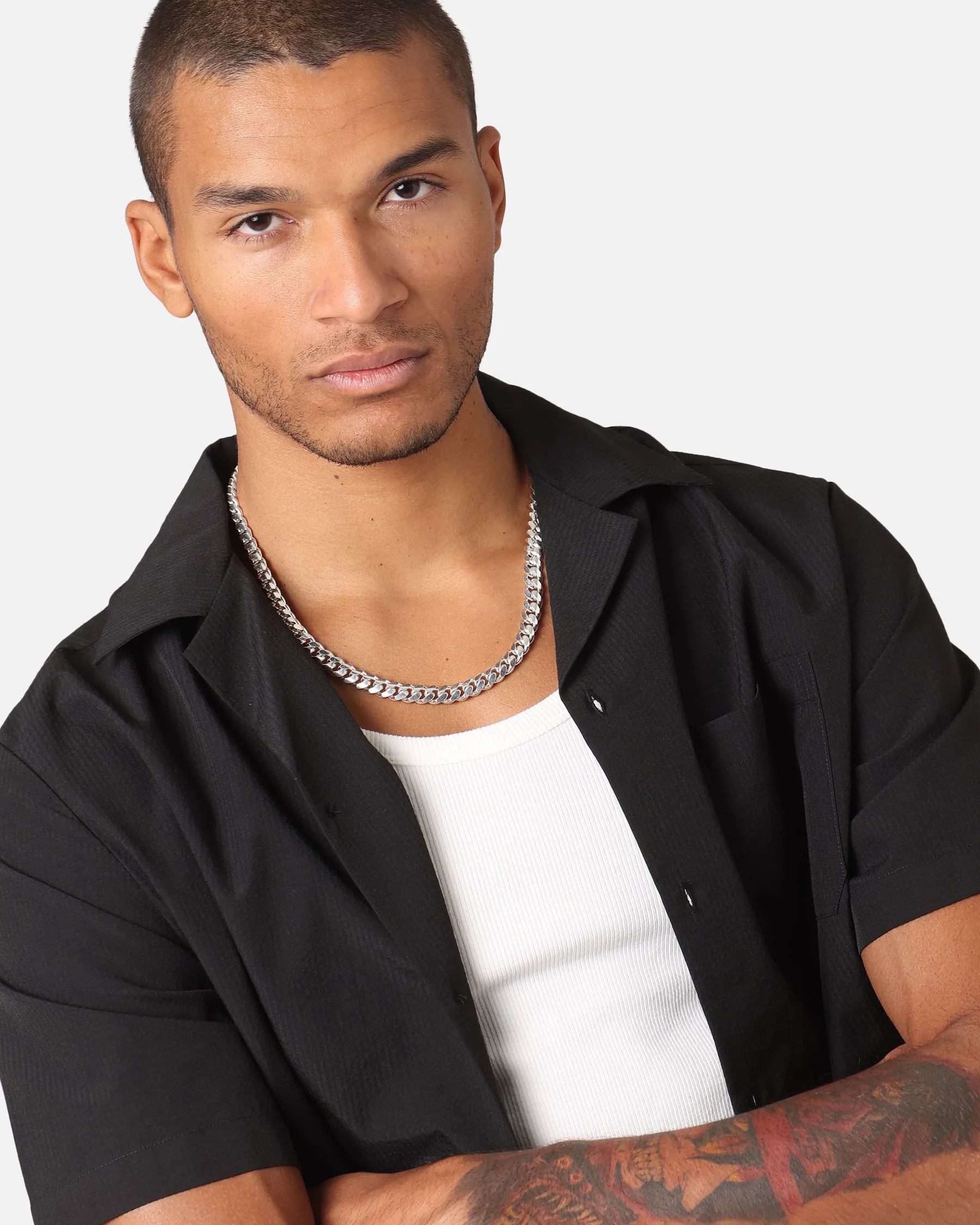 House Of Auric 10mm Cuban Link Chain Sterling Silver