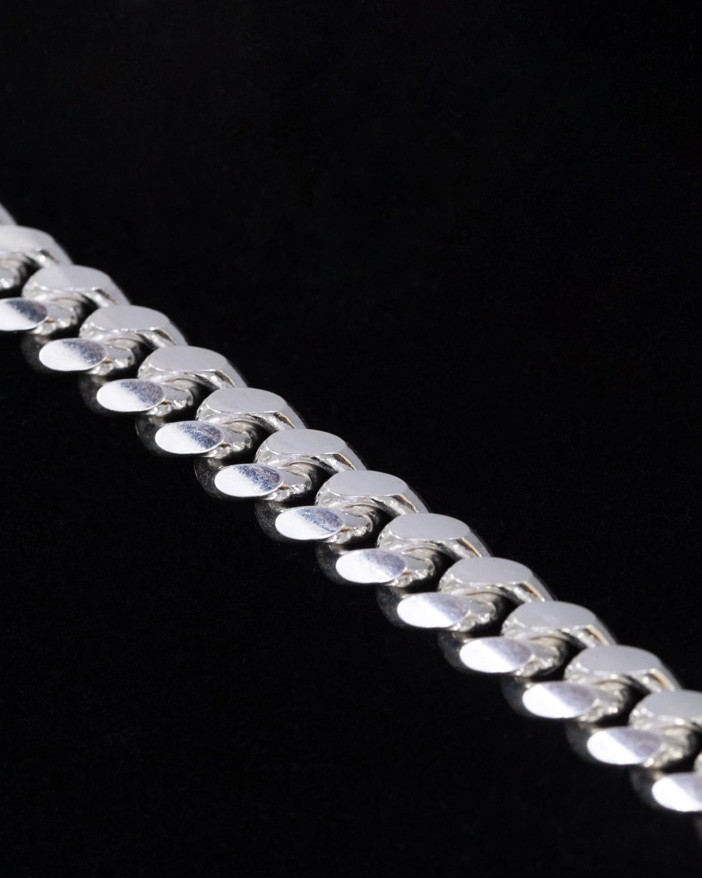House Of Auric 10mm Cuban Link Chain Sterling Silver