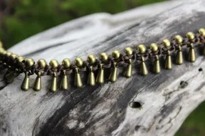 Indian Brass Hand Woven Bracelet