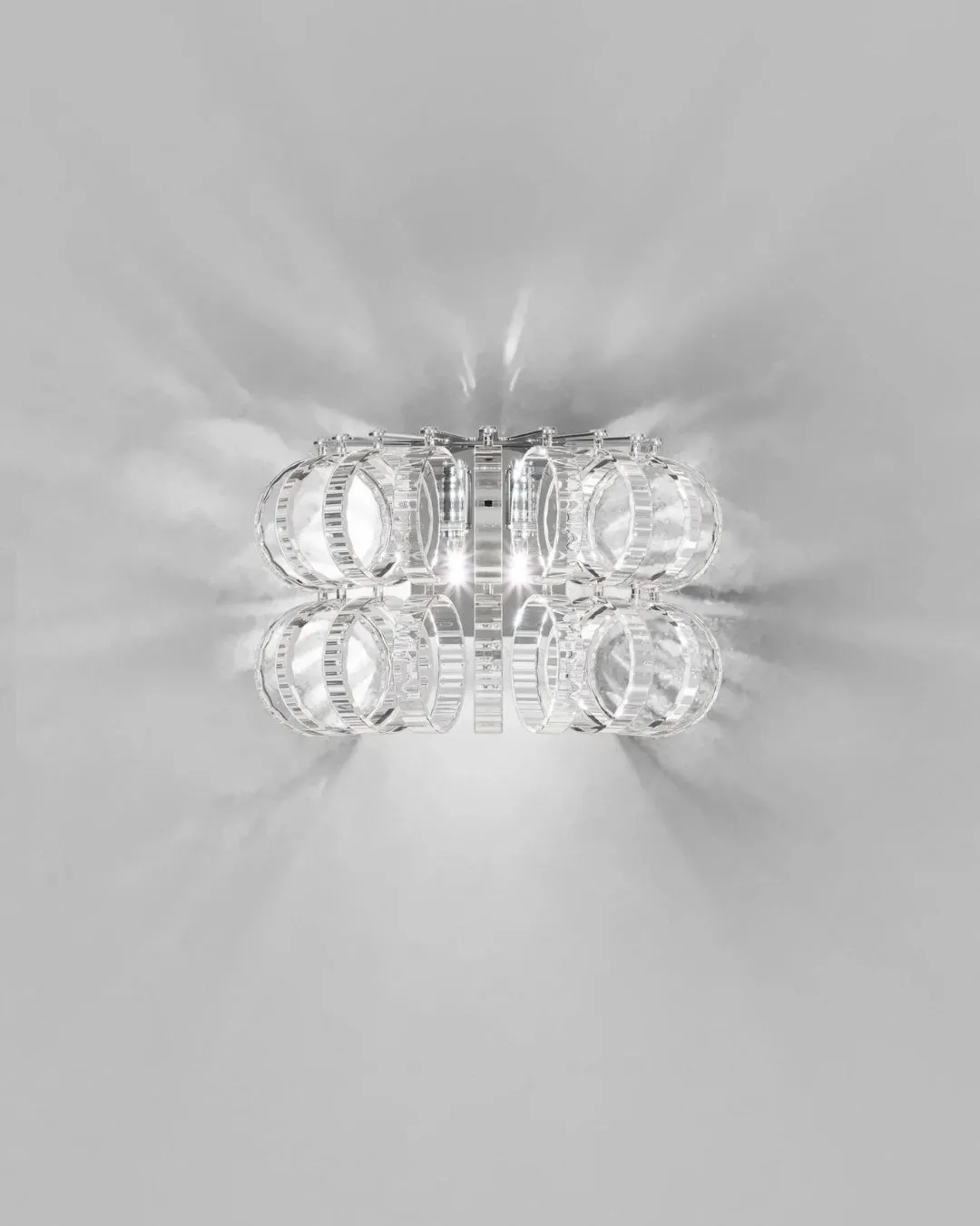 Italian Glass Chain-Link Wall Light