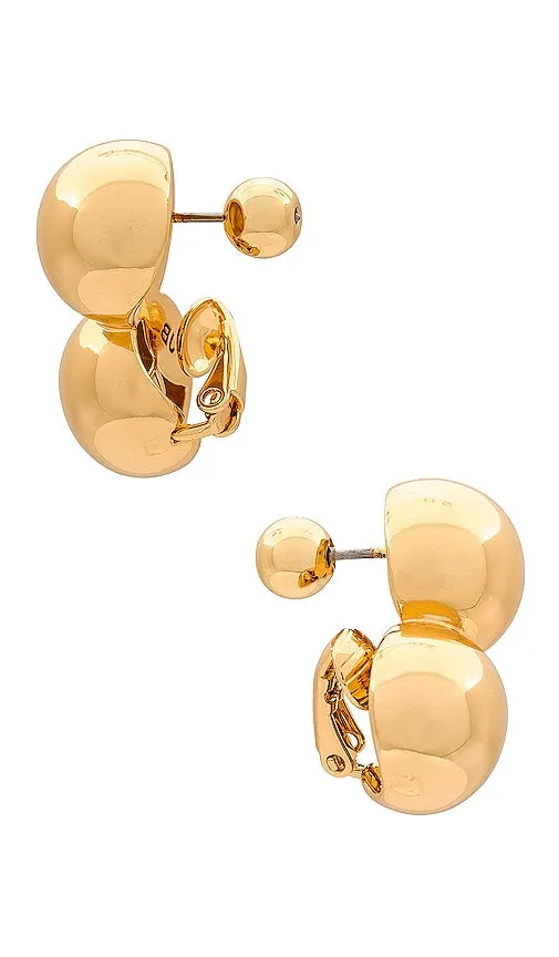 Jenny Bird Lyra Climber Earrings in Metallic Gold