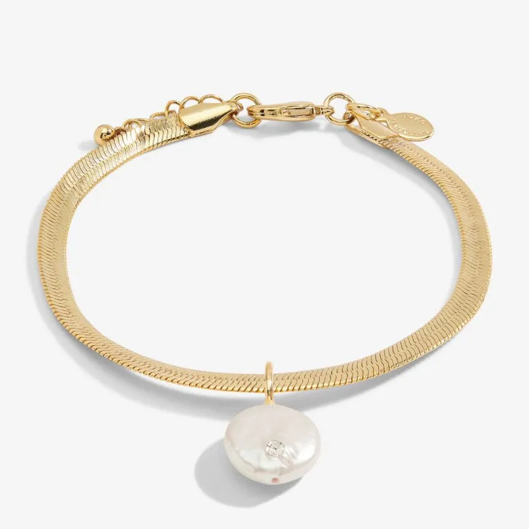 Joma Solaria Coin Pearl Bracelet