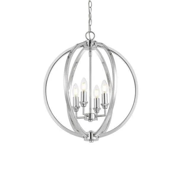 Kendall Pendant Light Chrome Medium