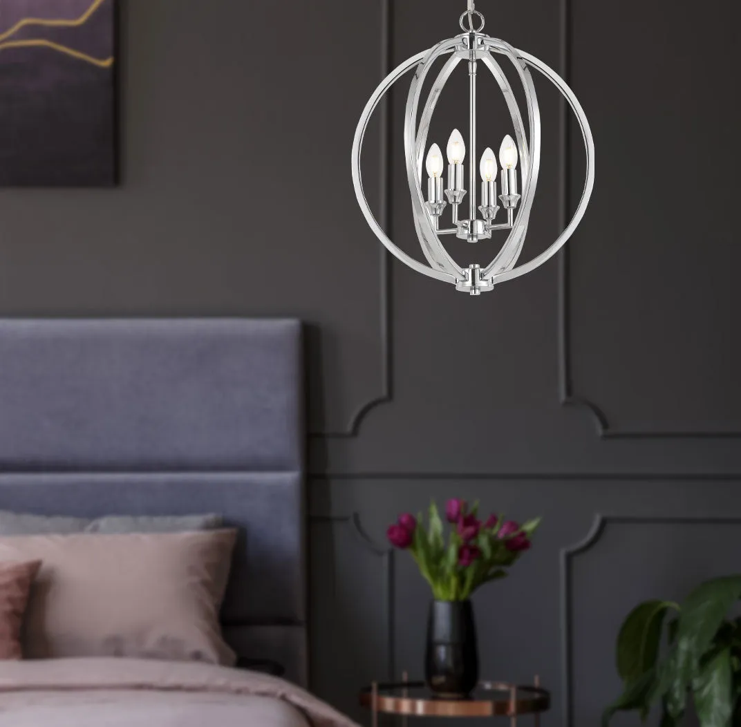 Kendall Pendant Light Chrome Medium