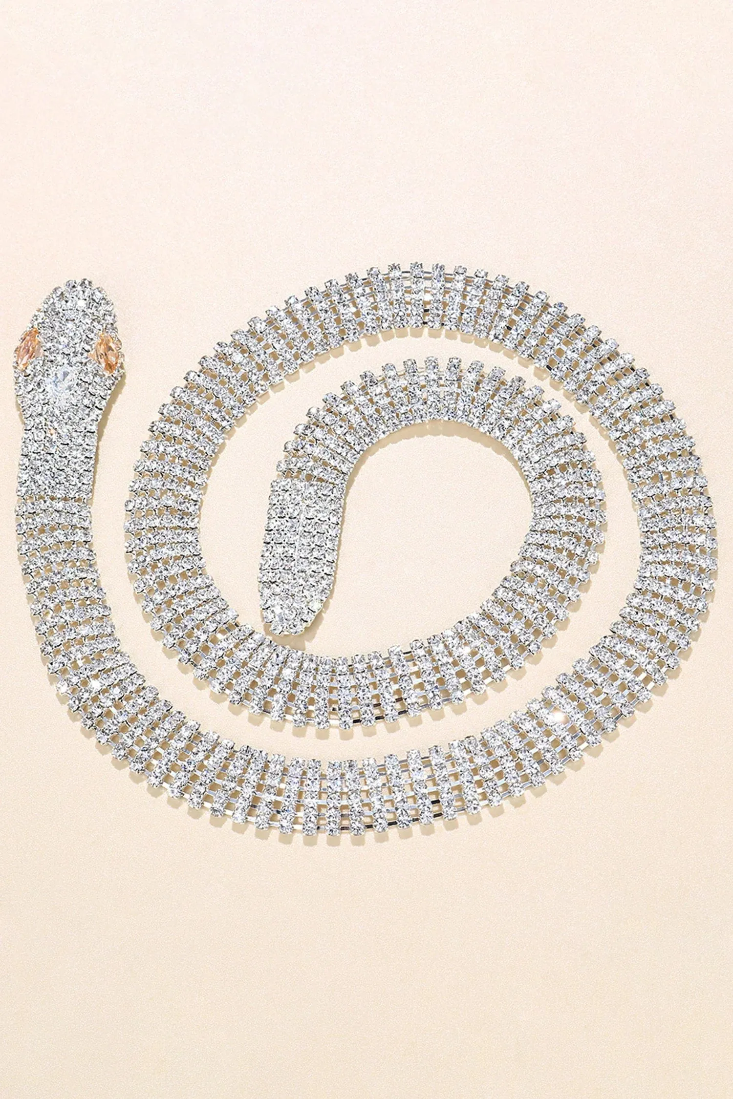 Lacey Serpent Diamond Necklace