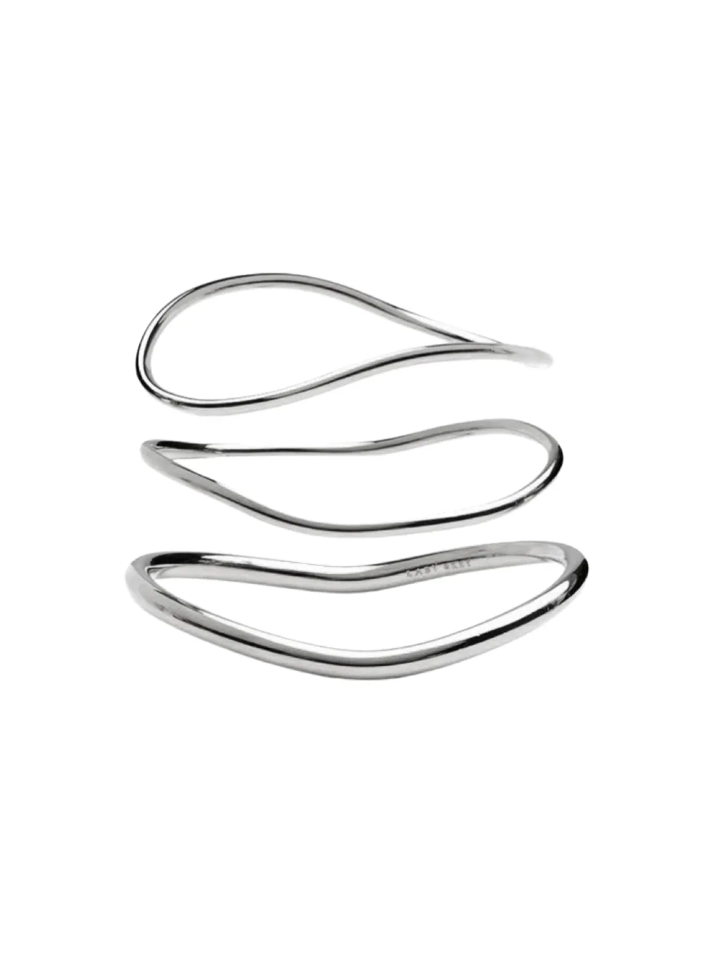 Lady Grey Wave Bangle Set (More Colors)