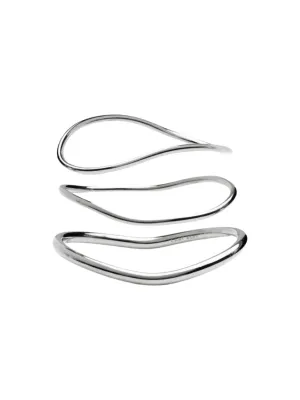 Lady Grey Wave Bangle Set (More Colors)