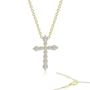 Lafonn 0.67 CTW Cross Pendant Necklace in Gold