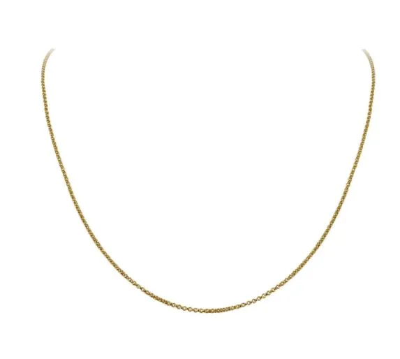 Lafonn Chain- Silver Plated in Yellow Gold 18 inch