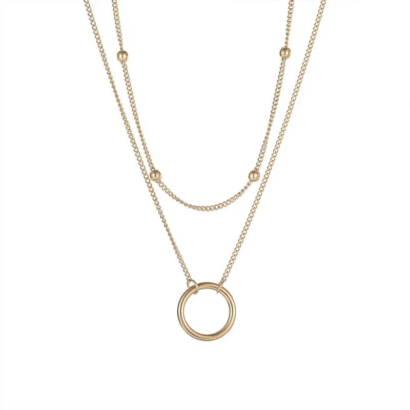 Layered Simple Style Necklace