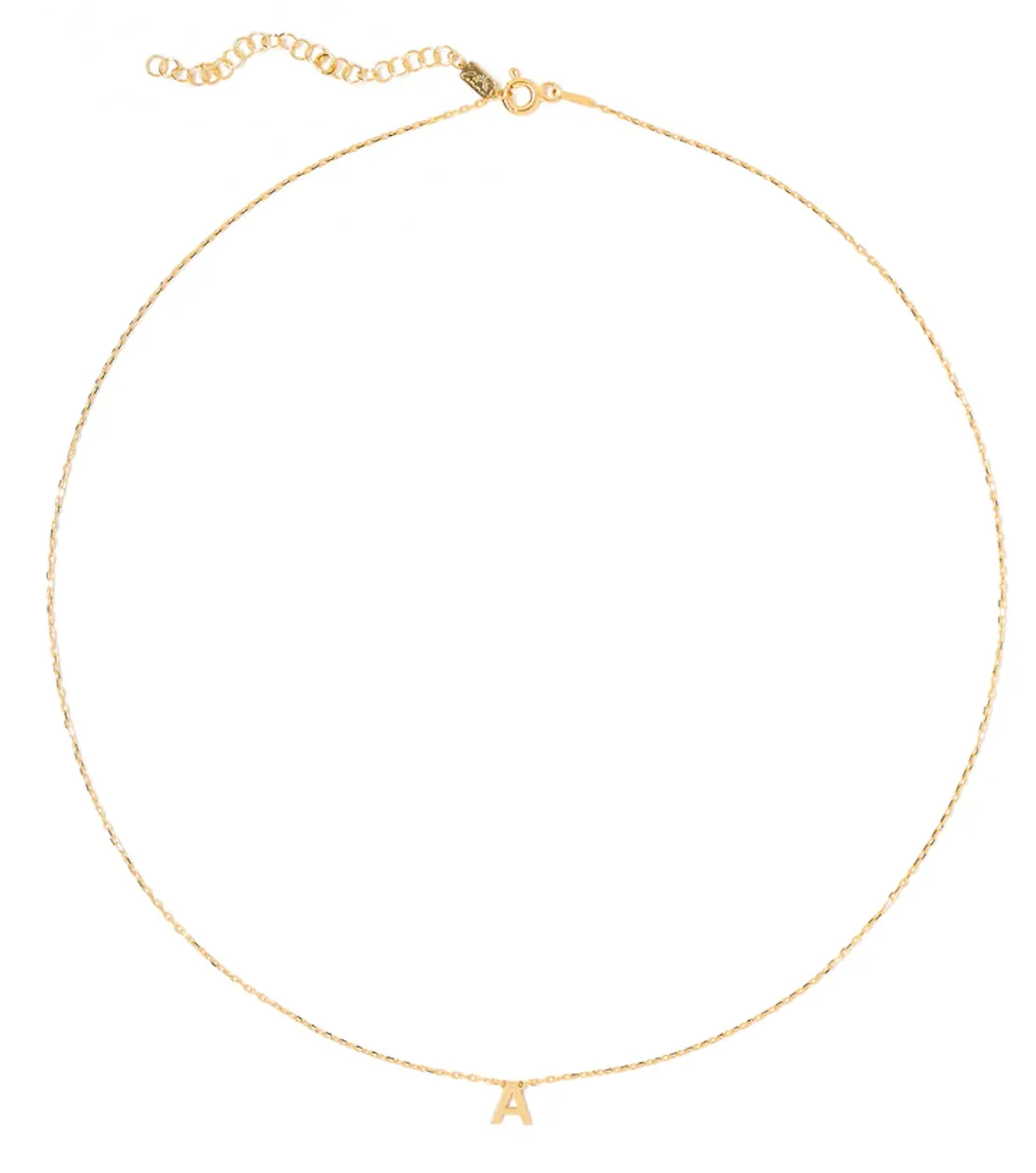 LENNI SIMPLE LETTER NECKLACE