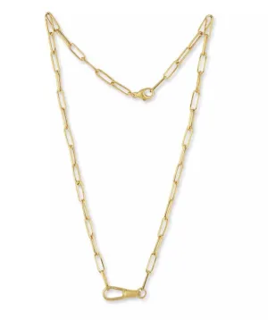 Lika Behar Paperclip Chain Clip Necklace