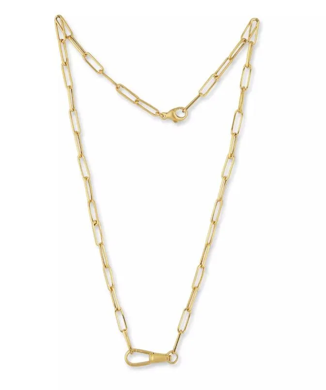 Lika Behar Paperclip Chain Clip Necklace