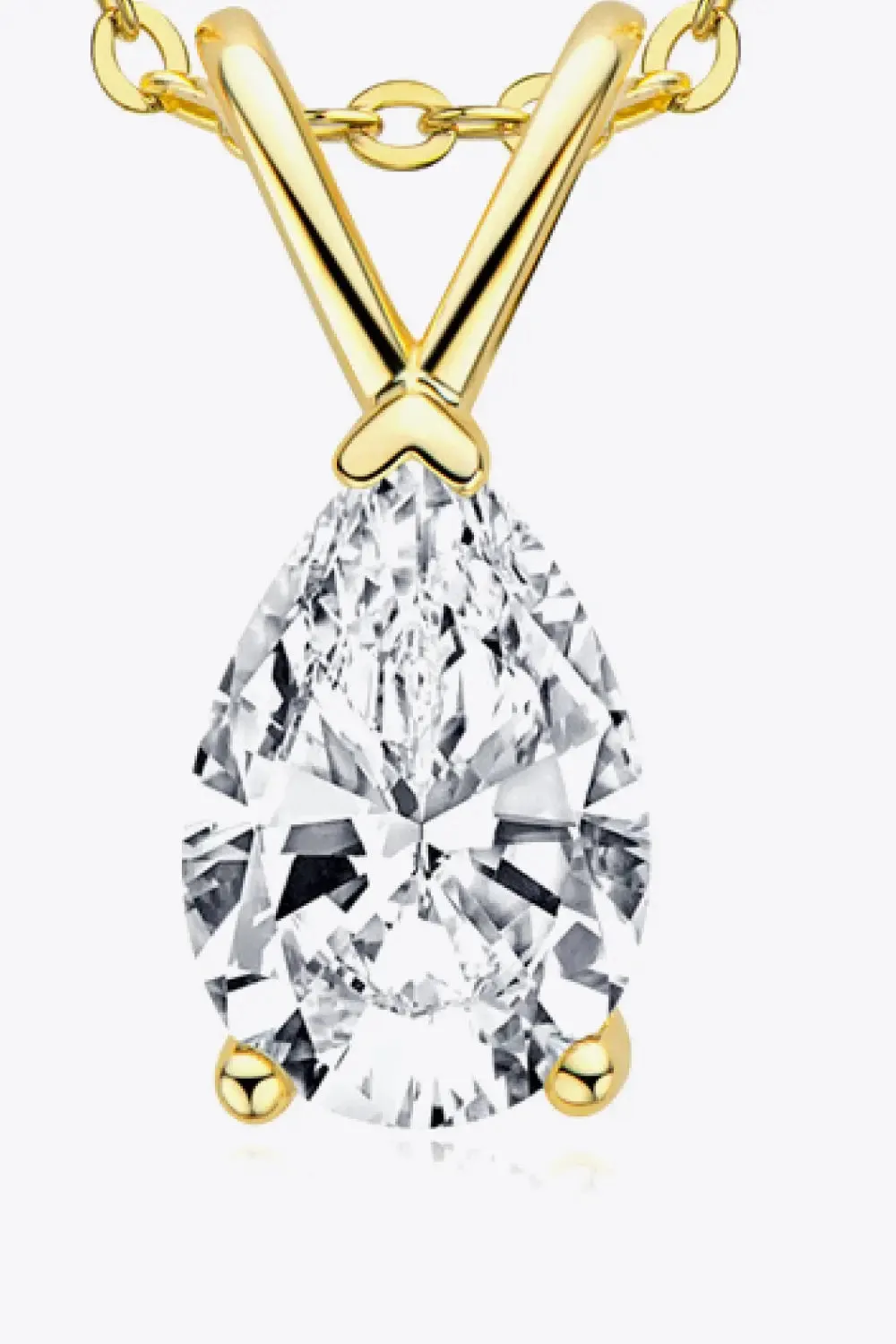 LOVCIA 1.5 Carat Moissanite Pendant 925 Sterling Silver Necklace