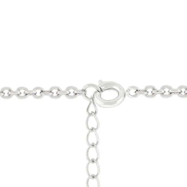 LOVCIA Radiant Faith Rhodium-Plated Necklace