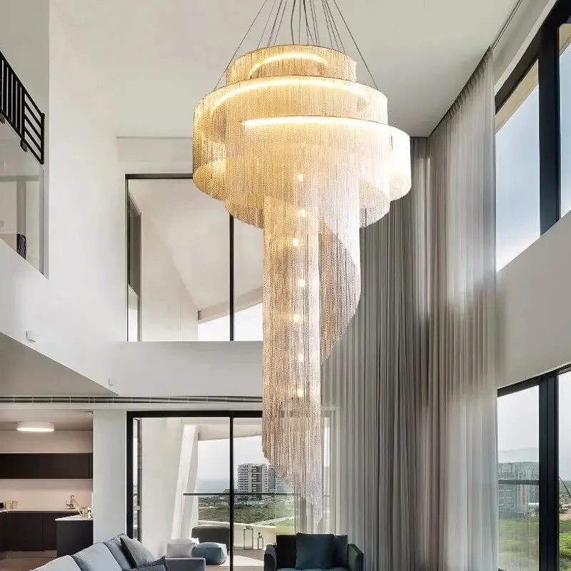 Luxury Tassel Chain Chandelier