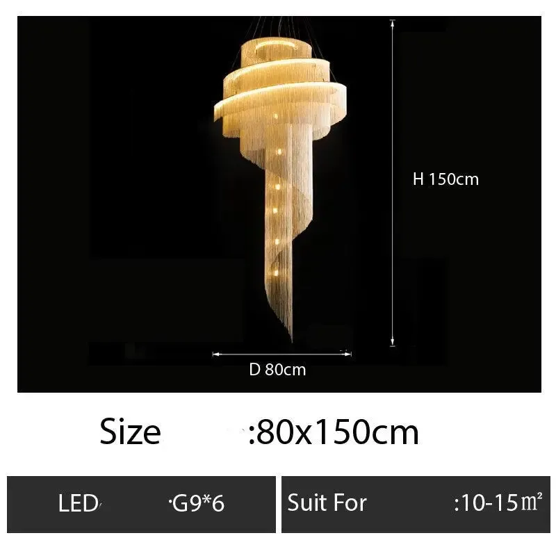 Luxury Tassel Chain Chandelier