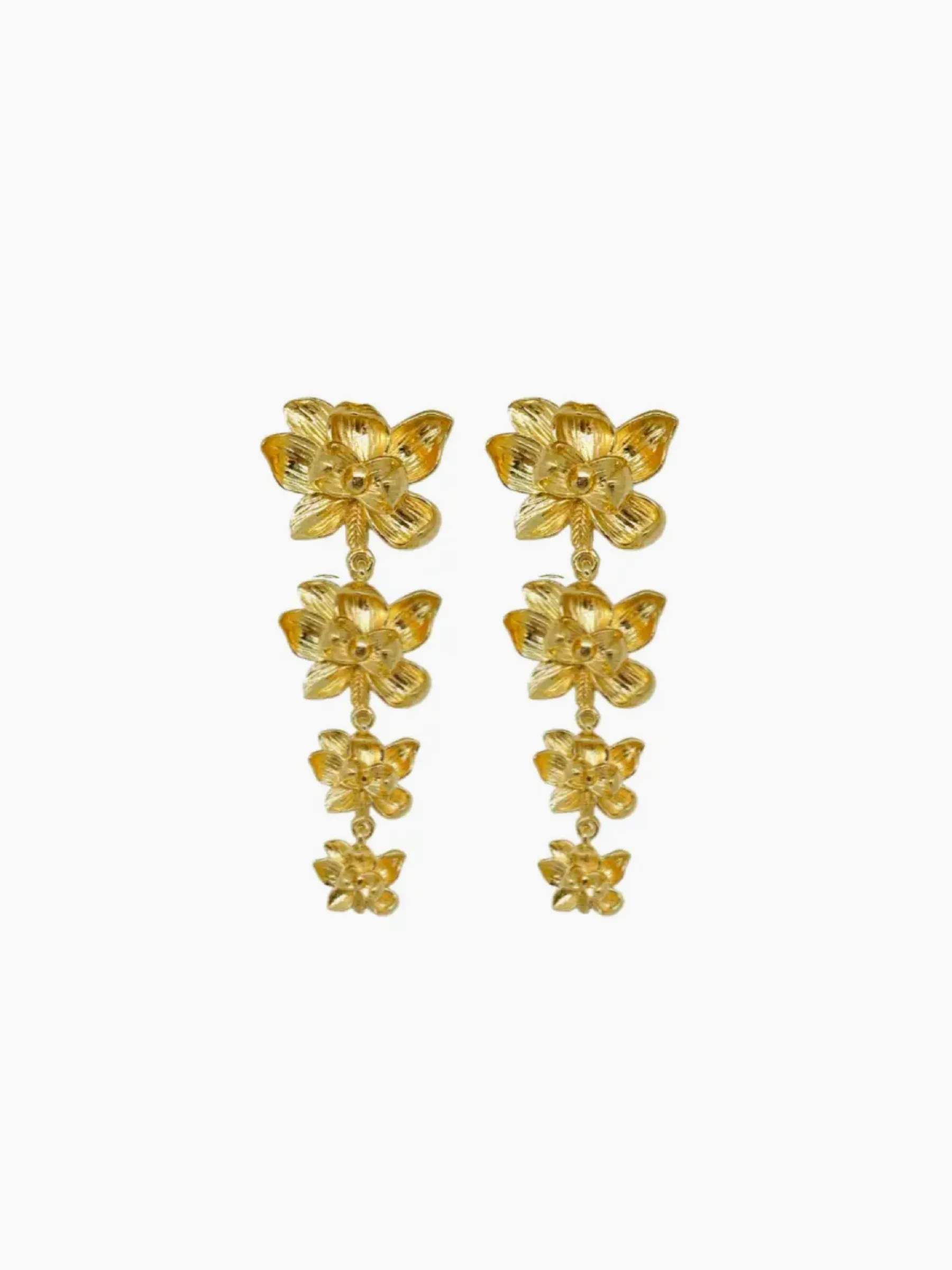 Magnolia Gold Vine Earrings