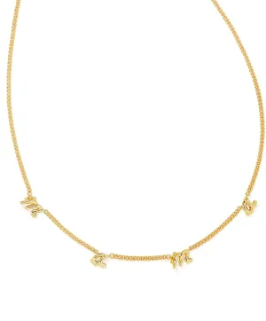 Mama Script Strand Necklace