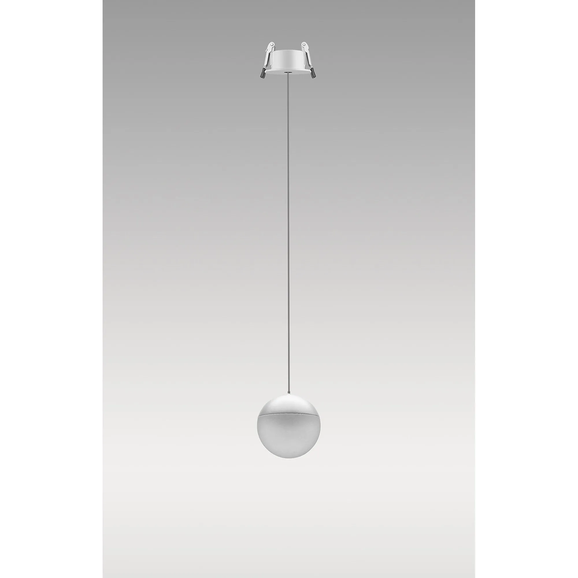 Mantra M8435 Kilda 1 Light LED Recessed Pendant White