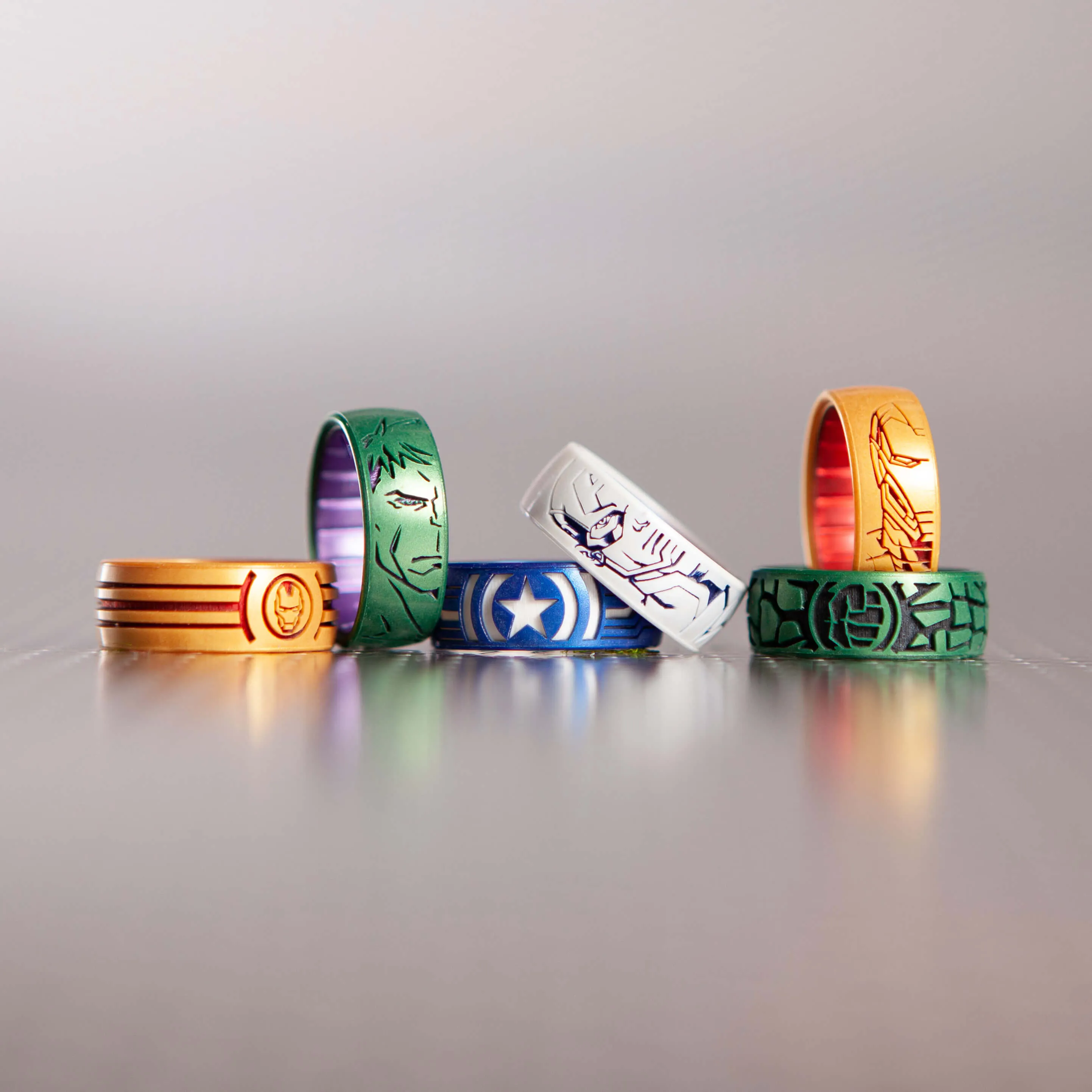 Marvel Silicone Rings - Iron Man