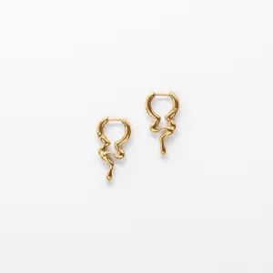 Melting Hoop Earrings