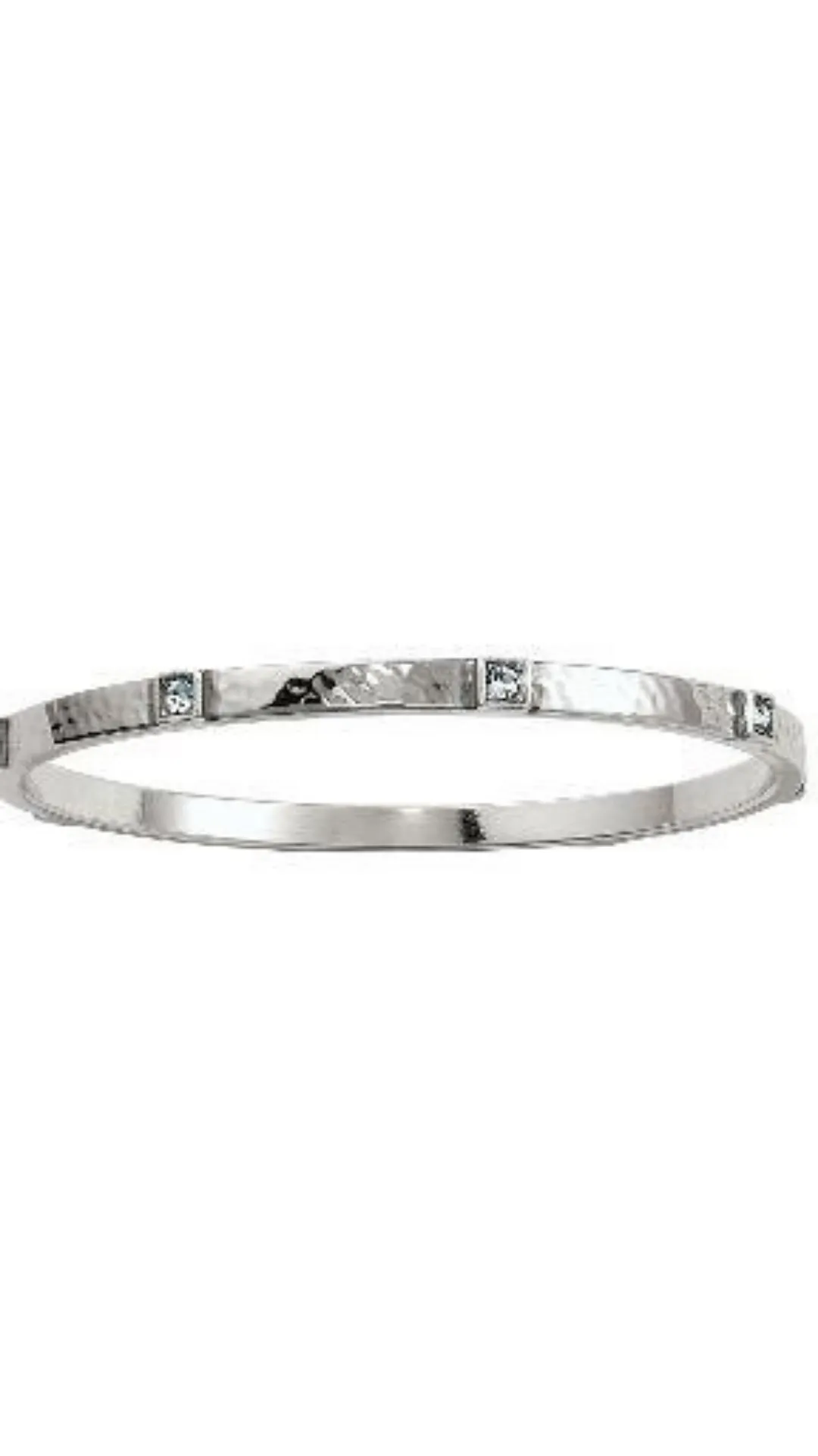 Meridian Zenith Station Bangle - Silver